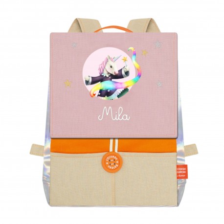 SAC A DOS ILLUSTRÉ LICORNE MAGIQUE