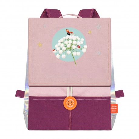 SAC A DOS ILLUSTRÉ COCCINELLE OMBELLE