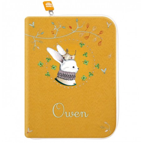 PROTEGE CARNET DE SANTE LAPIN COURONNE