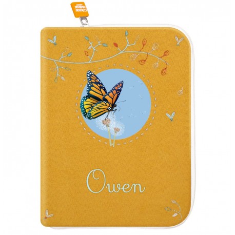 PROTEGE CARNET DE SANTE PAPILLON